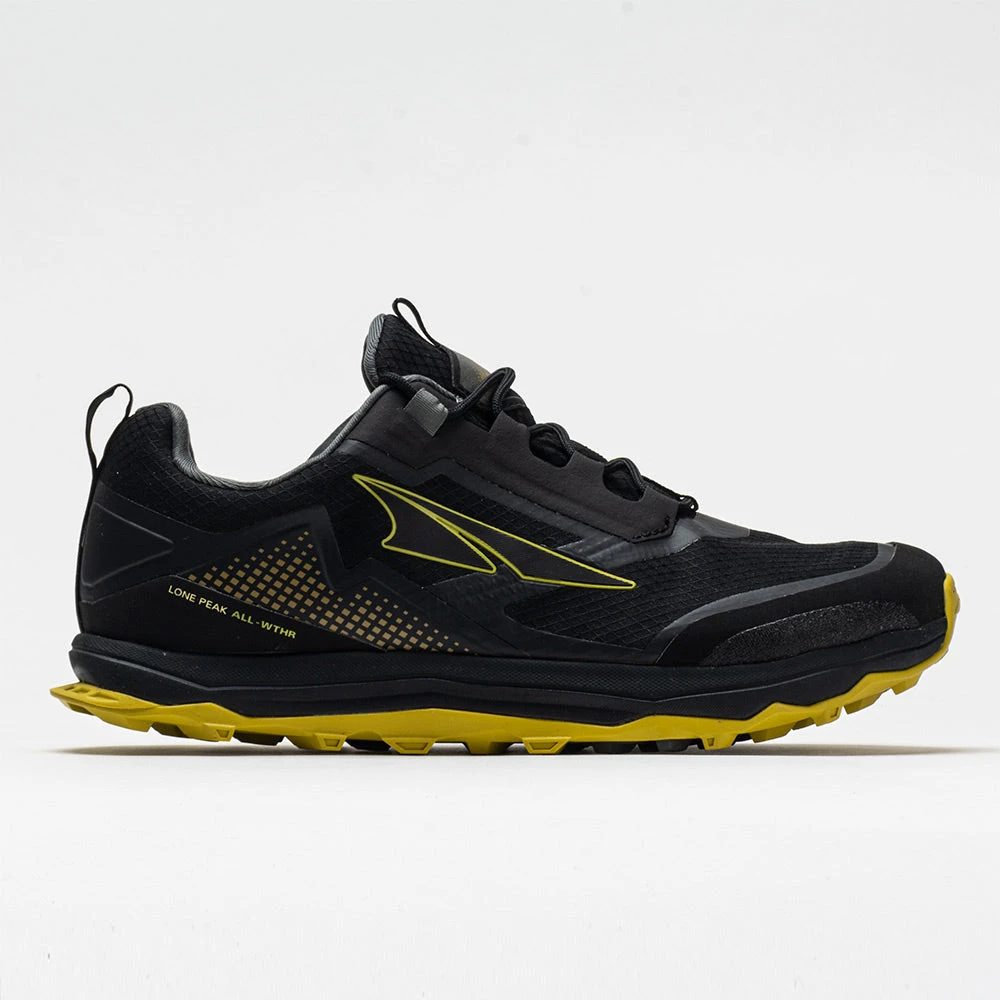 Altra Lone Peak All-Weather Men's Black/Yellow 3 Altra Lone Peak All-Weather Men's Black/Yellow