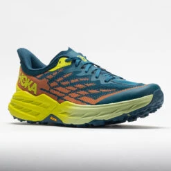 HOKA Speedgoat 5 Men's Blue Coral/Evening Primrose -Footwear Sale 047736 5