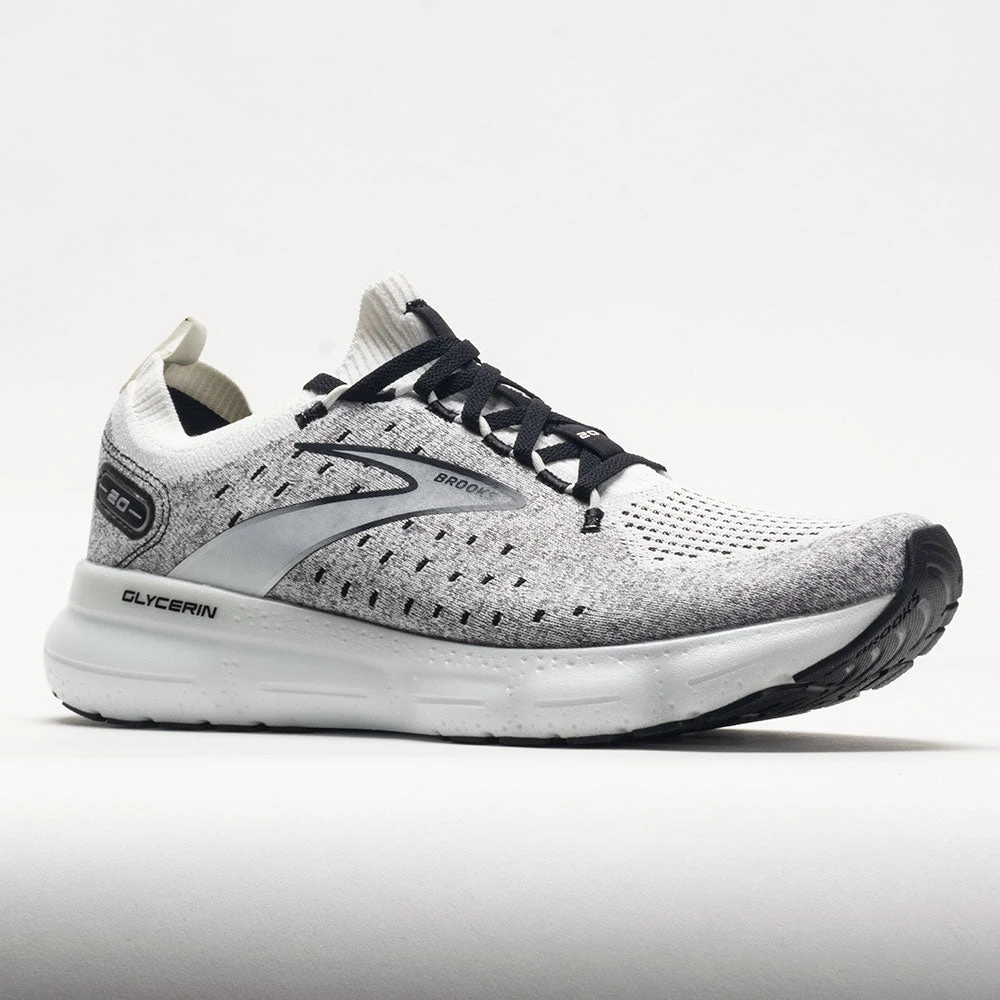 Brooks Glycerin Stealthfit 20 Men's White/Grey/Black 7 Brooks Glycerin Stealthfit 20 Men's White/Grey/Black - Image 5