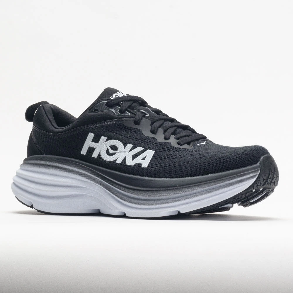 HOKA Bondi 8 Women's Black/White 7 HOKA Bondi 8 Women's Black/White - Image 5
