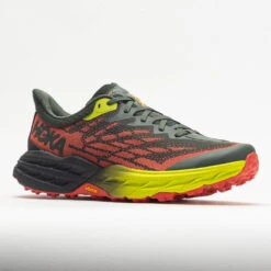 HOKA Speedgoat 5 Men's Thyme/Fiesta -Footwear Sale 048562 5
