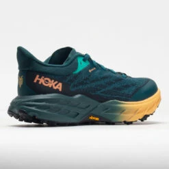 HOKA Speedgoat 5 GTX Women's Deep Teal/Black -Footwear Sale 048563 6