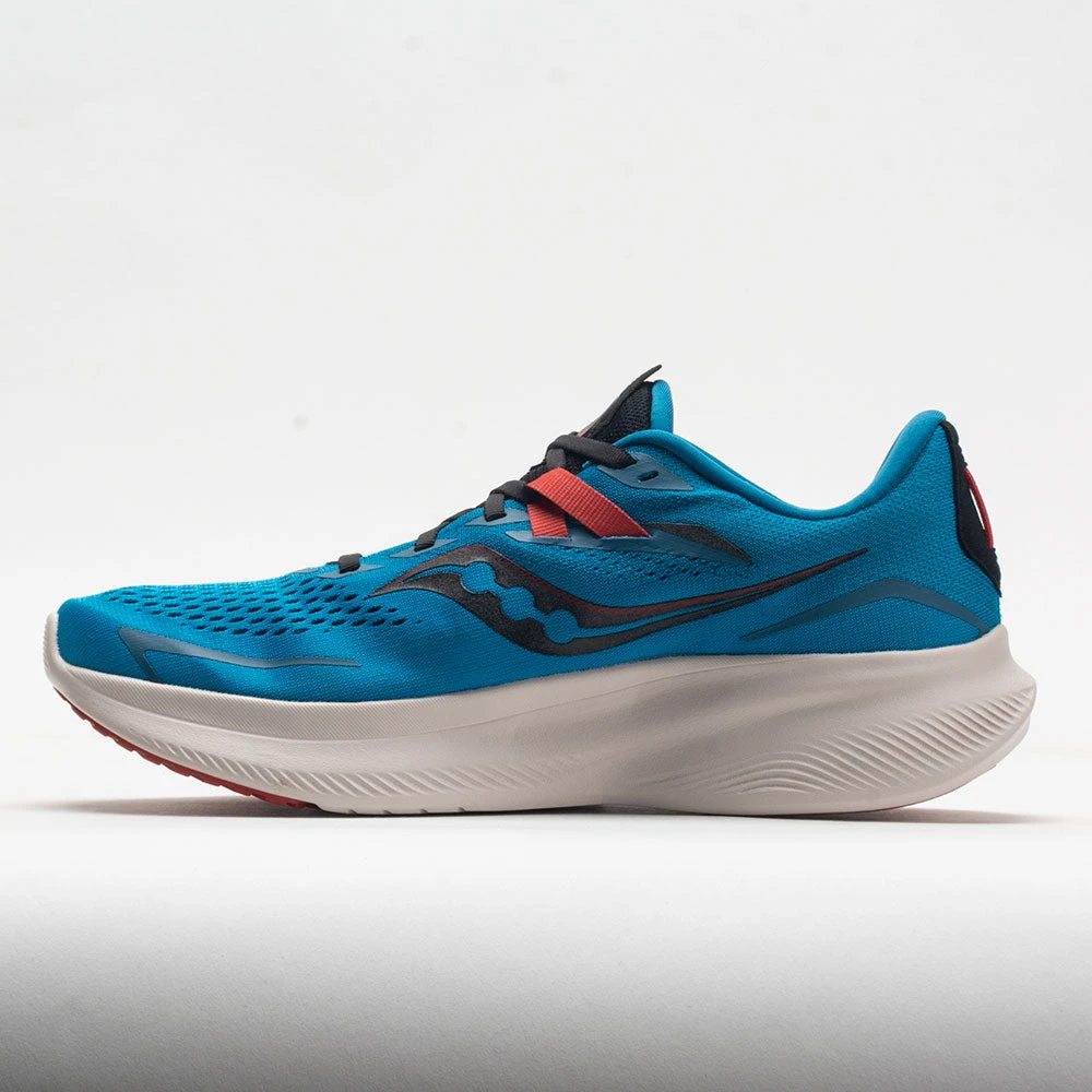 Saucony Ride 15 Men's Ocean/Black 4 Saucony Ride 15 Men's Ocean/Black - Image 2