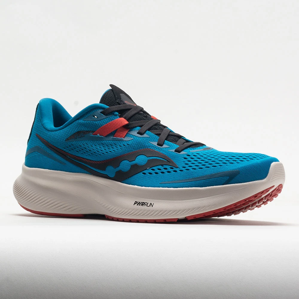 Saucony Ride 15 Men's Ocean/Black 7 Saucony Ride 15 Men's Ocean/Black - Image 5