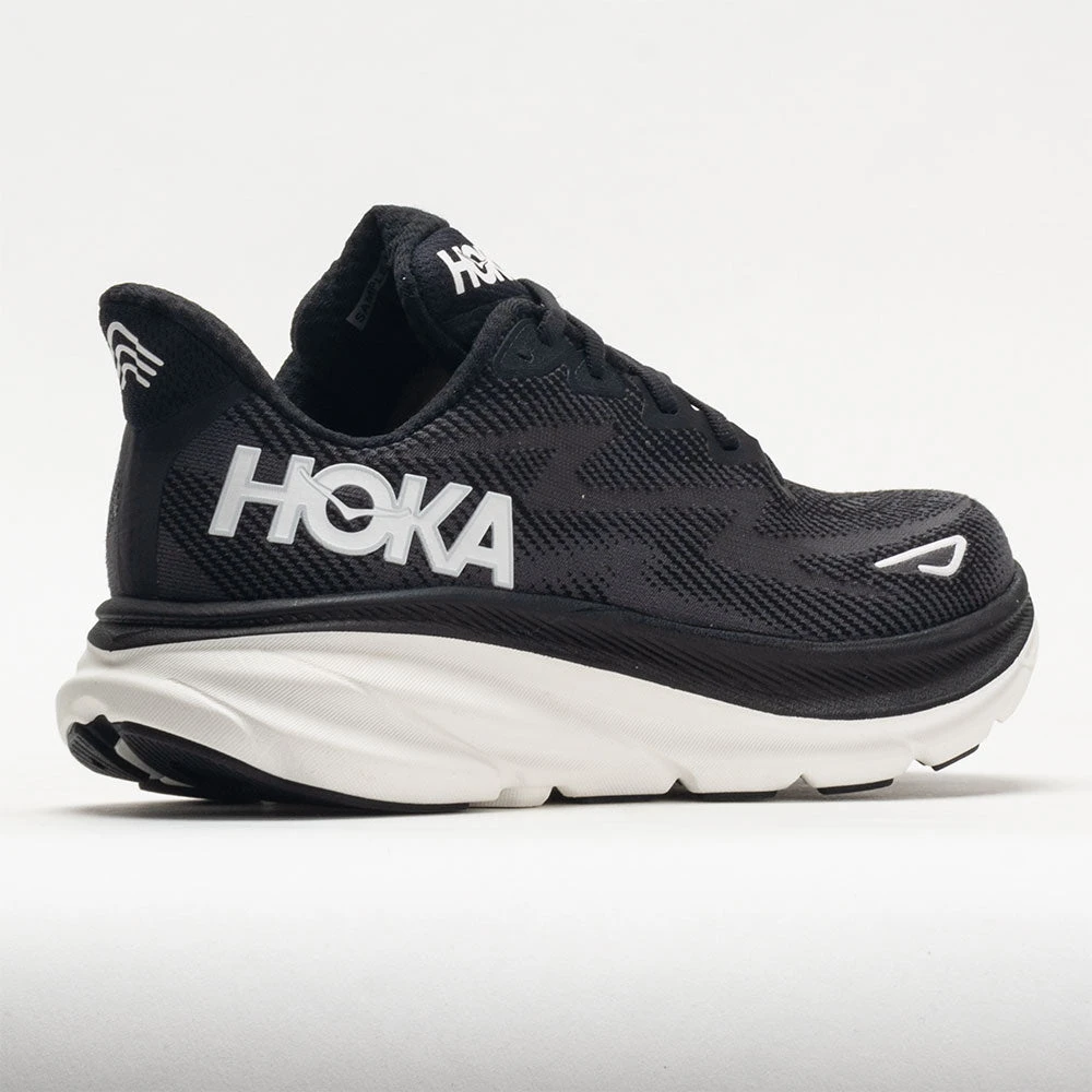 HOKA Clifton 9 Women's Black/White 8 HOKA Clifton 9 Women's Black/White - Image 6