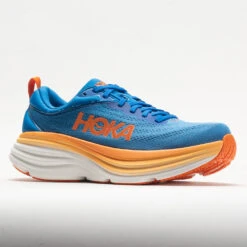 HOKA Bondi 8 Men's Coastal Sky/Vibrant Orange -Footwear Sale 049225 5