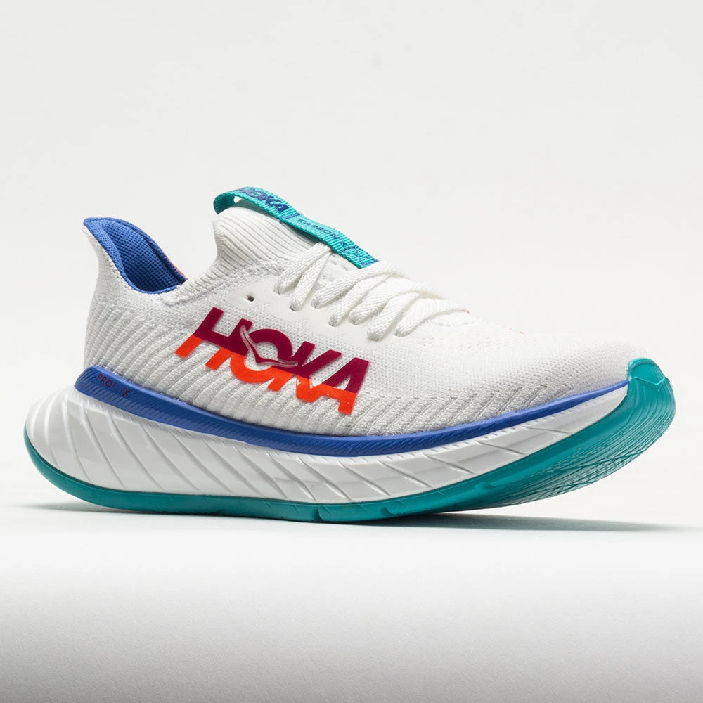 HOKA Carbon X 3 Men's White/Flame 7 HOKA Carbon X 3 Men's White/Flame - Image 5