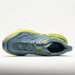 HOKA Speedgoat 5 Men's Stone Blue/Dark Citron -Footwear Sale 049271 2