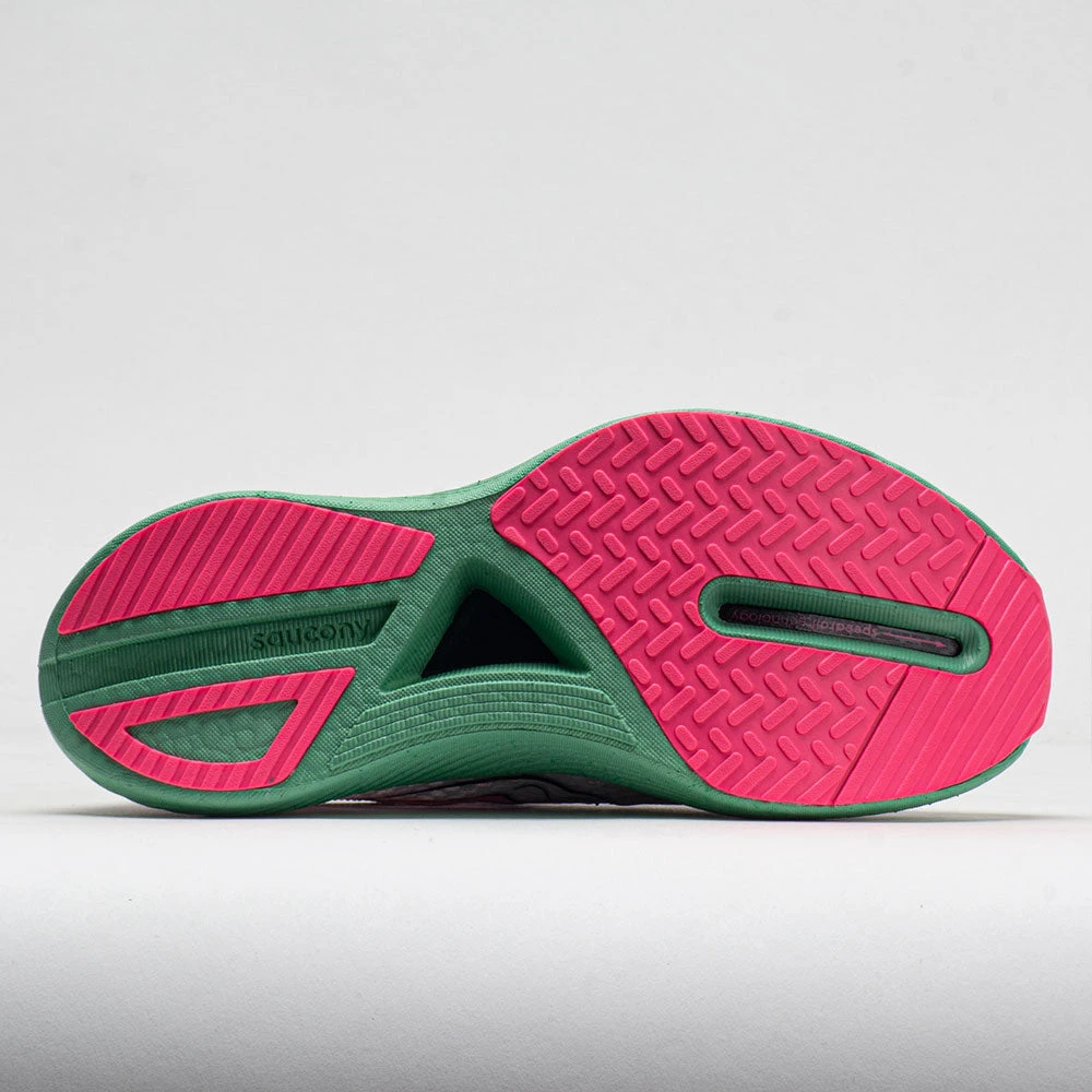 Saucony Endorphin Pro 3 Women's Fog/VIZI Pink 6 Saucony Endorphin Pro 3 Women's Fog/VIZI Pink - Image 4