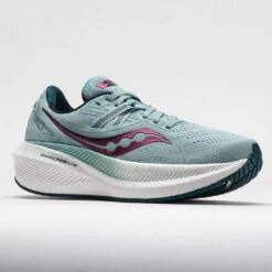 Saucony Triumph 20 Women's Mineral/Berry -Footwear Sale 049336 5