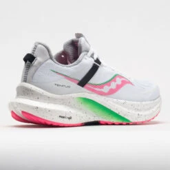 Saucony Tempus Women's White/VIZI Pink -Footwear Sale 049342 6