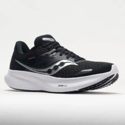 Saucony Ride 16 Women's Black/White -Footwear Sale 049349 5