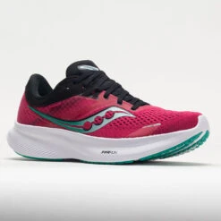 Saucony Ride 16 Women's Rose/Black -Footwear Sale 049351 5