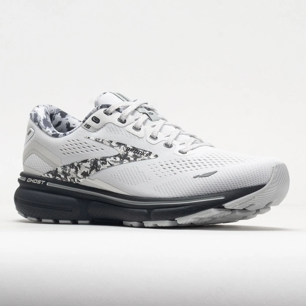 Brooks Ghost 15 Women's White/Ebony/Oyster 7 Brooks Ghost 15 Women's White/Ebony/Oyster - Image 5