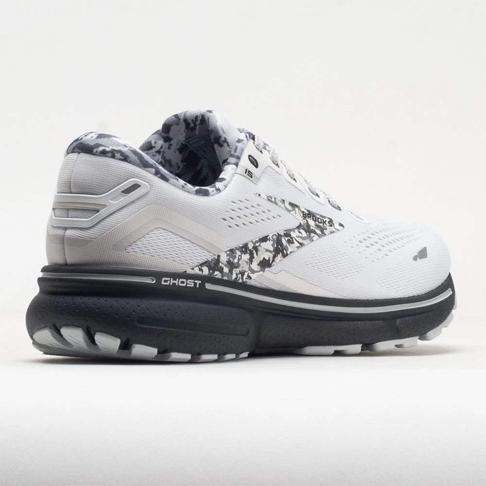 Brooks Ghost 15 Women's White/Ebony/Oyster 8 Brooks Ghost 15 Women's White/Ebony/Oyster - Image 6