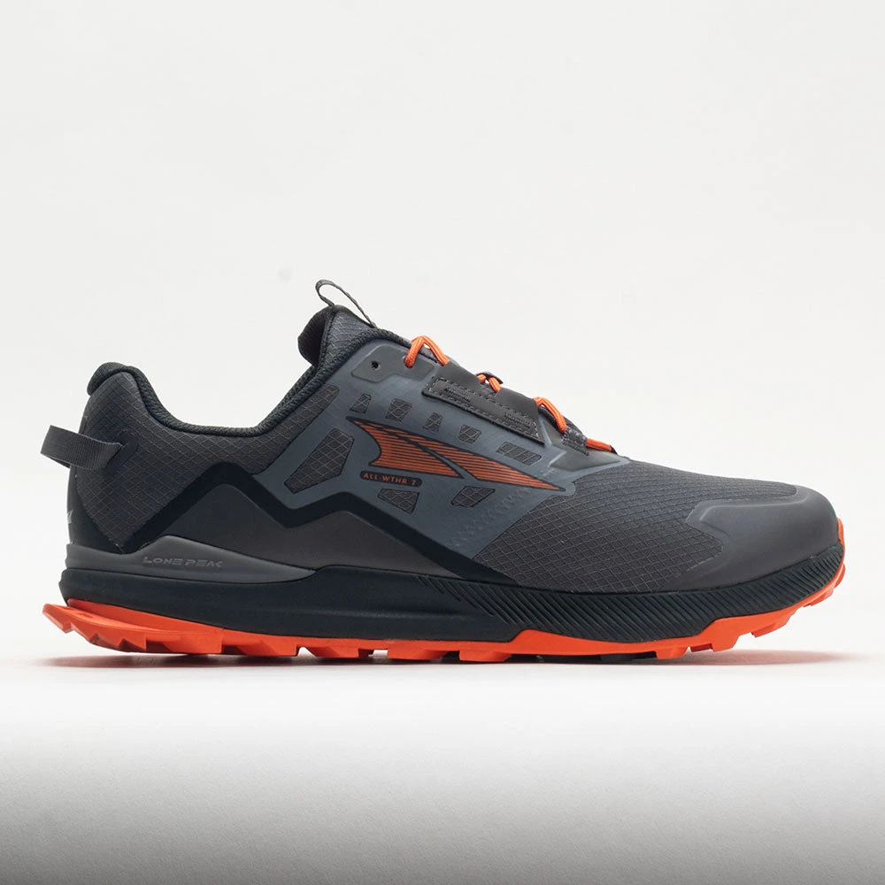 Altra Lone Peak All-Weather Low 2 Men's Gray/Orange 2 Altra Lone Peak All-Weather Low 2 Men's Gray/Orange