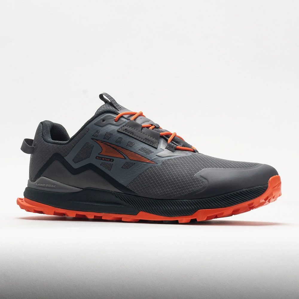 Altra Lone Peak All-Weather Low 2 Men's Gray/Orange 6 Altra Lone Peak All-Weather Low 2 Men's Gray/Orange - Image 5