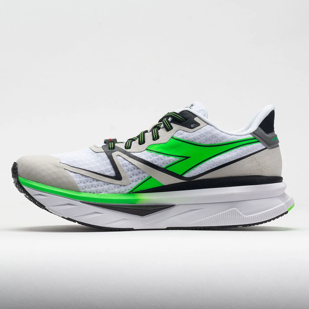 Diadora Atomo V7000 Men's White/Green Fluo/Black 4 Diadora Atomo V7000 Men's White/Green Fluo/Black - Image 2