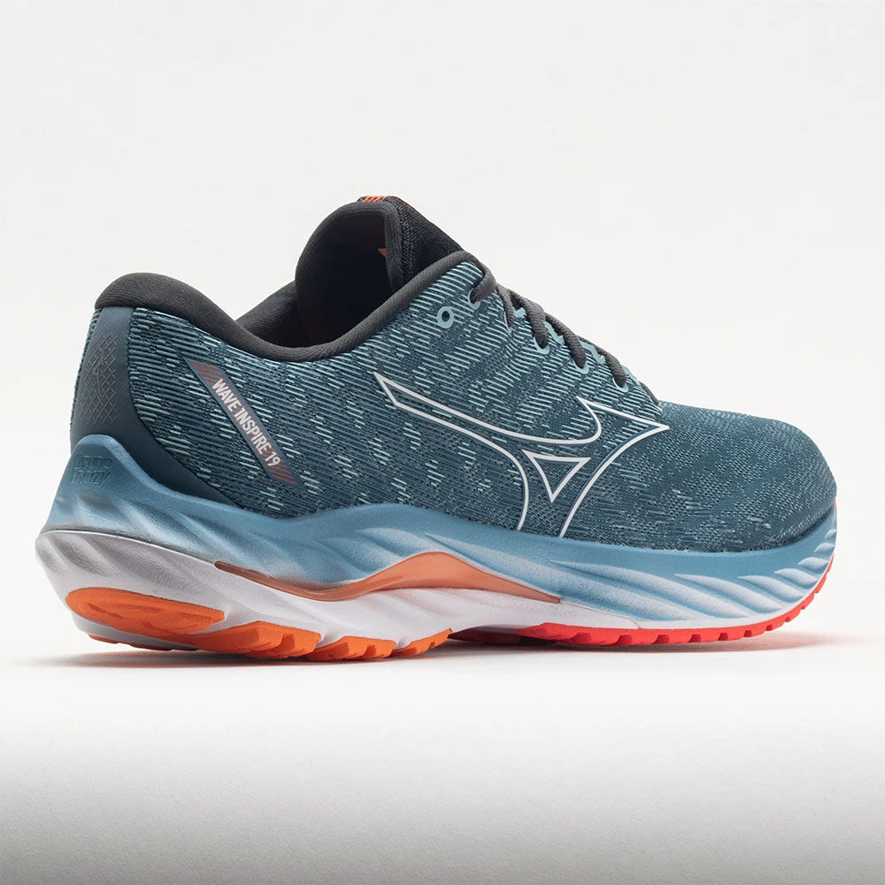 Mizuno Wave Inspire 19 Men's Provincial Blue/White 8 Mizuno Wave Inspire 19 Men's Provincial Blue/White - Image 6