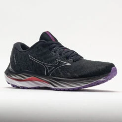 Mizuno Wave Inspire 19 Women's Black/Silver -Footwear Sale 049716 5