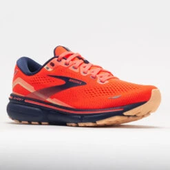 Brooks Ghost 15 Women's Coral/Navy/Peach -Footwear Sale 049858 5