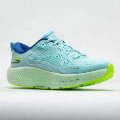 Skechers GoRun Max Road 6 Women's Blue/Lime -Footwear Sale 049885 5