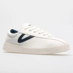 Tretorn Nylite Plus Canvas Women's Vintage White/Navy -Footwear Sale 114563 5