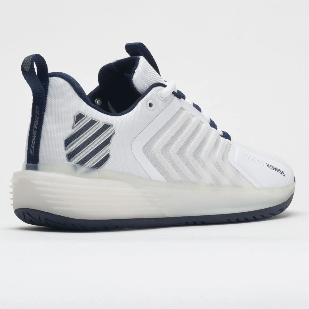 K-Swiss Ultrashot 3 Men's White/Peacoat/Silver 8 K-Swiss Ultrashot 3 Men's White/Peacoat/Silver - Image 6