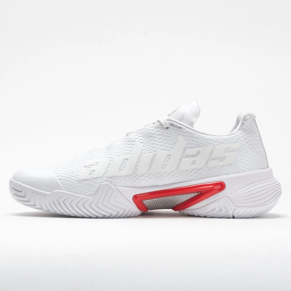 Adidas Barricade Women's White/Silver Metallic/Grey 4 Adidas Barricade Women's White/Silver Metallic/Grey - Image 2