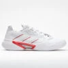 Adidas Barricade Women's White/Silver Metallic/Grey -Footwear Sale 116526 3