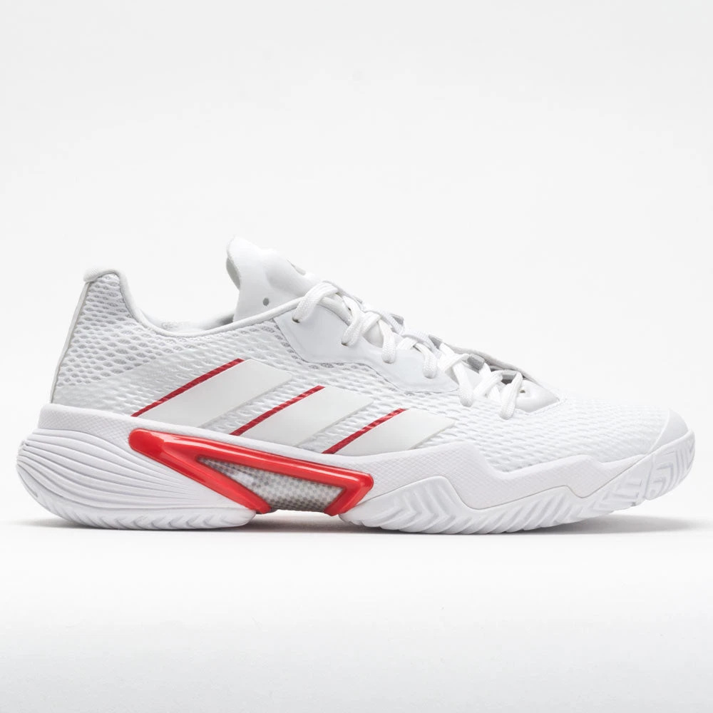 Adidas Barricade Women's White/Silver Metallic/Grey 3 Adidas Barricade Women's White/Silver Metallic/Grey