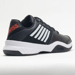 K-Swiss Court Express Men's Jet Black/White/Spicy Orange -Footwear Sale 116677 6