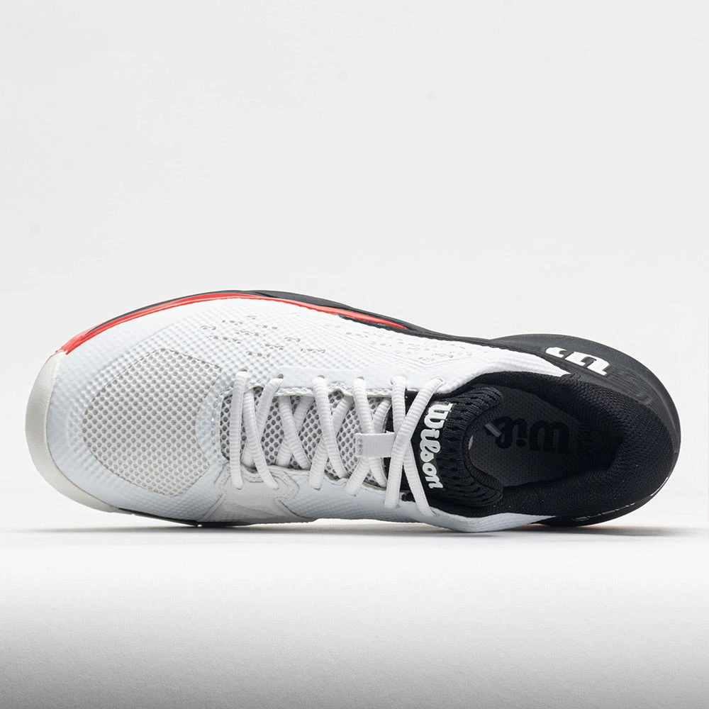 Wilson Rush Pro Ace Men's White/Black/Poppy Red 5 Wilson Rush Pro Ace Men's White/Black/Poppy Red - Image 3