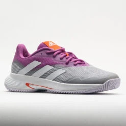 Adidas CourtJam Control Women's Semi Pulse Lilac/White/Grey -Footwear Sale 116830 5