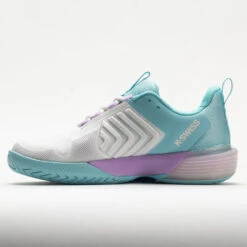 K-Swiss Ultrashot 3 Women's Brilliant White/Angel Blue/Sheer Lilac -Footwear Sale 116899 1