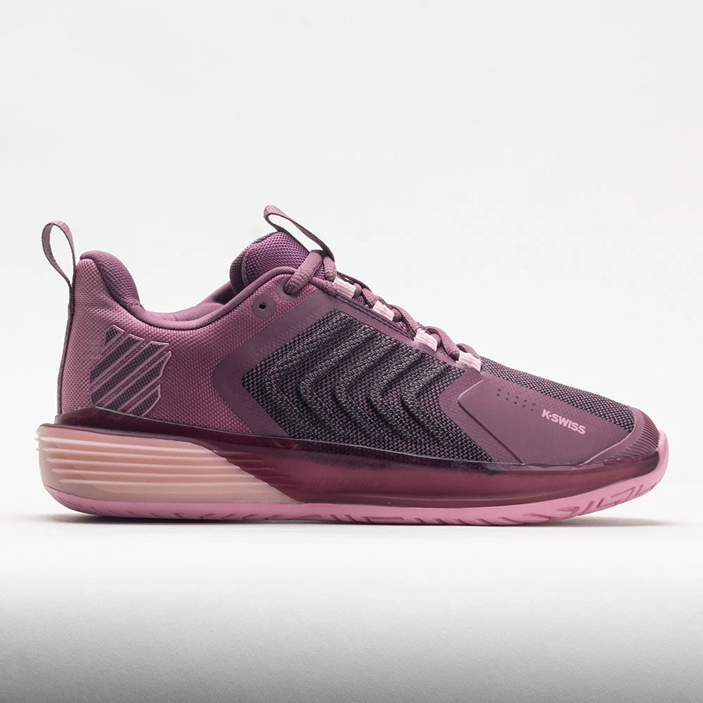 K-Swiss Ultrashot 3 Women's Grape Nectar/Cameo Pink 3 K-Swiss Ultrashot 3 Women's Grape Nectar/Cameo Pink