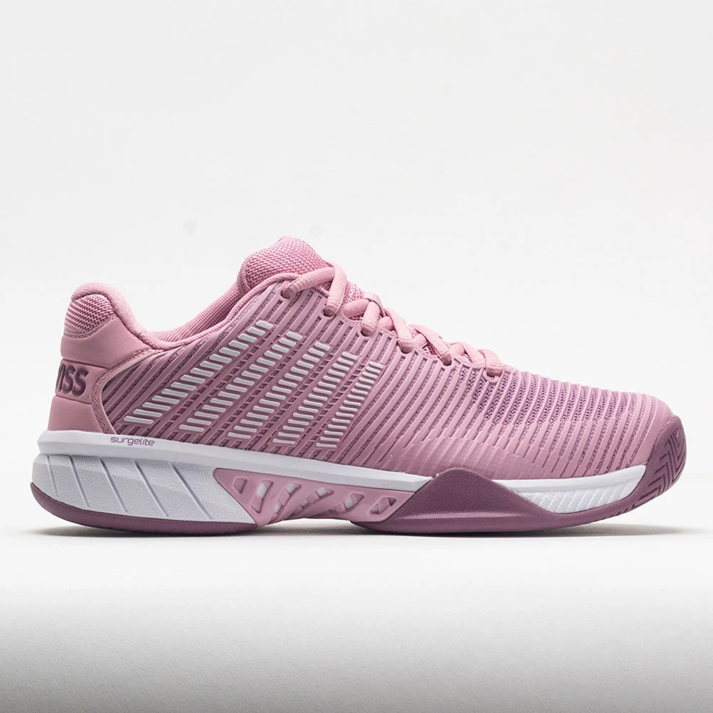 K-Swiss Hypercourt Express 2 Women's Cameo Pink/Grape Nectar/Orchid 3 K-Swiss Hypercourt Express 2 Women's Cameo Pink/Grape Nectar/Orchid