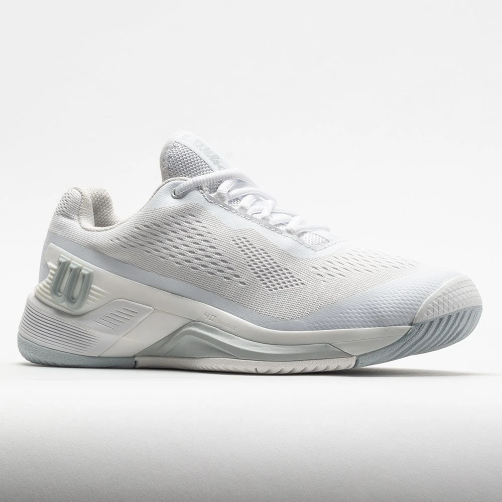Wilson Rush Pro 4.0 Women's White/White/Pearl Blue 7 Wilson Rush Pro 4.0 Women's White/White/Pearl Blue - Image 5