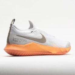 Nike React Vapor NXT Men's White/Khaki/Light Bone/Orange Trance -Footwear Sale 116991 6