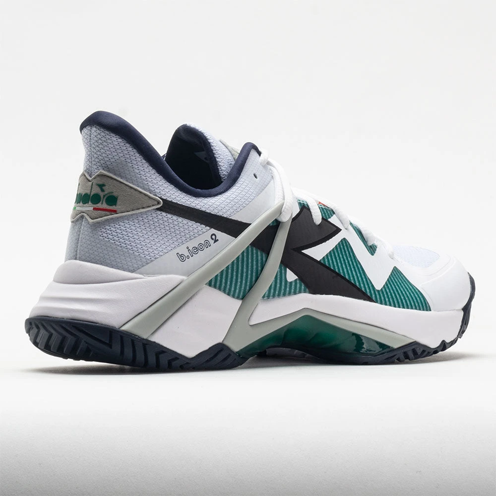 Diadora B.Icon 2 AG Men's White/Black/Blue Corsair 8 Diadora B.Icon 2 AG Men's White/Black/Blue Corsair - Image 6