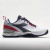 Diadora Blushield Torneo 2 AG Men's White/Blue Corsair/Fiery Red -Footwear Sale 117025 3