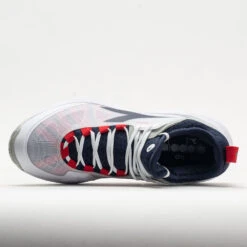 Diadora Speed Blushield Fly 4+ Clay Men's White/Blue Corsair/Fiery Red 10 Diadora Speed Blushield Fly 4+ Clay Men's White/Blue Corsair/Fiery Red -Footwear Sale 117032 2