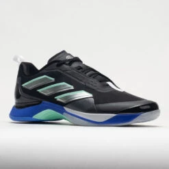 Adidas AvaCourt Women's Black/Silver Metallic/Lucid Blue -Footwear Sale 117043 5