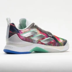 Adidas AvaCourt Women's White/Silver Metallic/Pulse Mint -Footwear Sale 117045 6