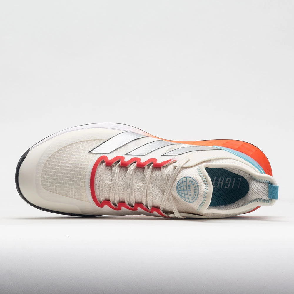 Adidas Adizero Ubersonic 4 Clay Men's Chalk White/Metallic/Blue 5 Adidas Adizero Ubersonic 4 Clay Men's Chalk White/Metallic/Blue - Image 3