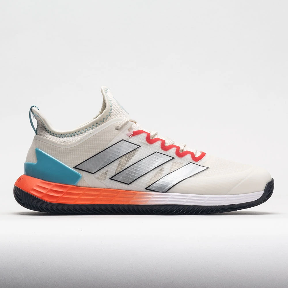 Adidas Adizero Ubersonic 4 Clay Men's Chalk White/Metallic/Blue 3 Adidas Adizero Ubersonic 4 Clay Men's Chalk White/Metallic/Blue