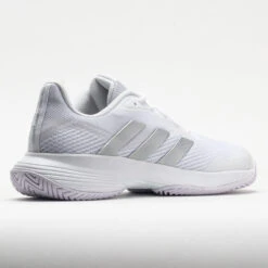 Adidas CourtJam Control Women's White/Silver Metallic/White -Footwear Sale 117075 6
