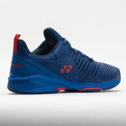 Yonex Power Cushion Sonicage 3 Clay Men's Navy/Red -Footwear Sale 117087 6