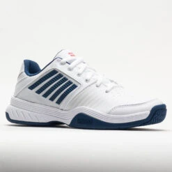 K-Swiss Court Express Men's White/Blue Opal/Lollipop -Footwear Sale 117132 5