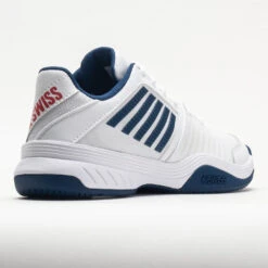 K-Swiss Court Express Men's White/Blue Opal/Lollipop -Footwear Sale 117132 6